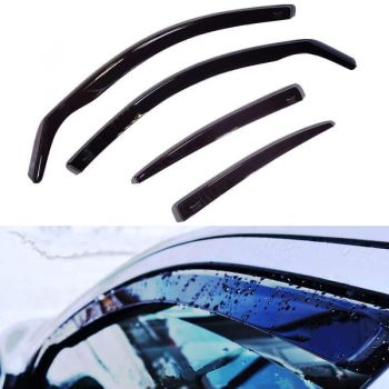 Ανεμοθραύστες Heko Για Vw Golf 3 / Vento 5 Πορτο , Combi - Φιμέ Χρώμα Σετ 4 Τεμάχια Εμπρός Και Πίσω 31152