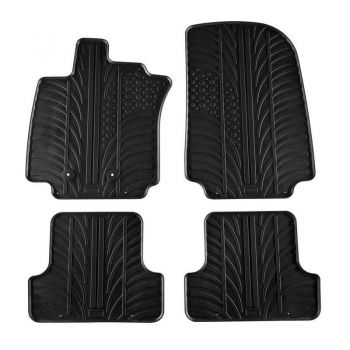 Πατάκια Αυτοκινήτου Gledring 0041 Renault Clio III 2005-2012 Μαύρο 4 Τεμάχια