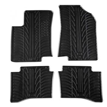 Πατάκια Αυτοκινήτου Gledring 0236 Kia Rio 3 Hatchback 2011-2017 Μαύρο 4 Τεμάχια