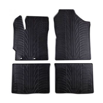 Πατάκια Αυτοκινήτου Gledring 0265 Toyota Yaris 2011-2014 Μαύρο 4 Τεμάχια