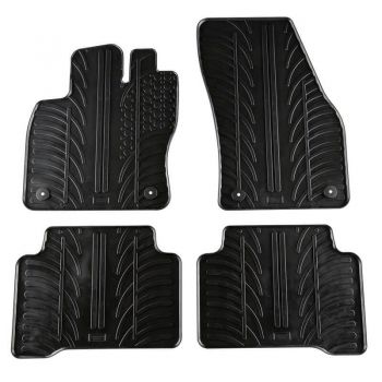 Πατάκια Αυτοκινήτου Gledring 0079 VW Touran 2015- Μαύρο 4 Τεμάχια