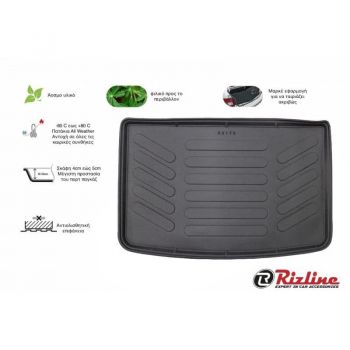 Πατάκι Πορτ-Παγκάζ 3D Σκαφάκι Από Λάστιχο TPE Για Mercedes-Benz A-Class W176 2011-2018 Μαύρο Rizline