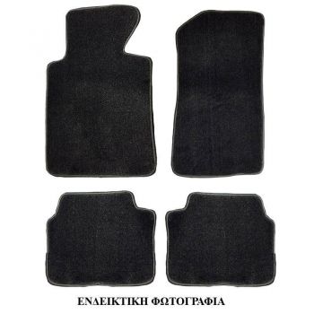 Πατάκια Αυτοκινήτου Μοκέτα Για Skoda Octavia 2006-2013 Μαύρο 4 Τεμάχια