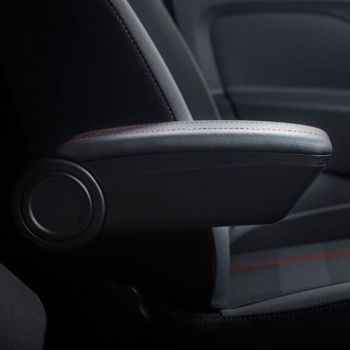 Κονσόλα Χειροφρένου Τεμπέλης Armster OE1 TR Limited Με Usb Για Dacia Duster 2018+ Χωρίς Εργοστασιακό Τεμπέλη Μαύρο Χρώμα Με Κόκκινη ραφή