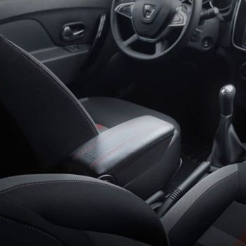 Κονσόλα Χειροφρένου Τεμπέλης Armster OE1 TR Limited Με Usb Για Dacia Duster 2018+ Χωρίς Εργοστασιακό Τεμπέλη Μαύρο Χρώμα Με Κόκκινη ραφή