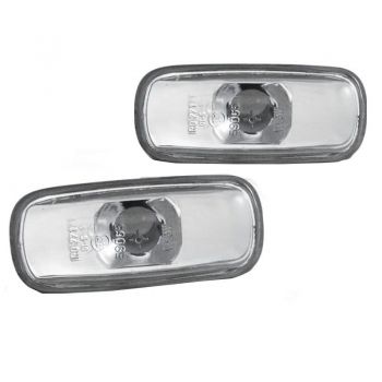 Πλαϊνά Φλας Φτερού Για Audi A3 8L 00-03 / A4 B5 99-01 / A6 C5 97-04 / TT 8N 99-06 Chrome 2 Τεμάχια