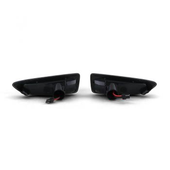 Πλαϊνά Φλας Φτερού Για Opel Astra J 10-16 / Astra K 16+ / Insignia B 17+ / Zafira C 11-16 / Crossland X 19+ Led Dynamic Smoke 2 Τεμάχια