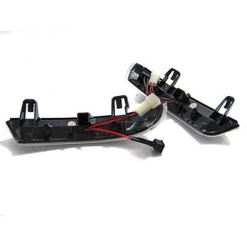 Φλας Καθρέπτη Για Vw Golf V (5) 03-08 / Jetta 05-10 / Passat B6 (3C) 05-10 / Sharan 03-10 / Skoda Superb 02-08 / Seat Alhambra 09-10 Dynamic Led Λευκά 2 Τεμάχια