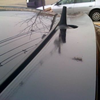 Αεροτομή Οροφής Για Mercedes-Benz E-Class W211 03-06 Με Τρύπα Για Κεραία Abs Πλαστικό L Look