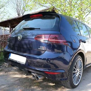 Αεροτομή Οροφής Πρόσθετο Για Vw Golf VII 7 & 7,5 12-20 Για Standard Έκδοση Piano Black Από Abs Πλαστικό
