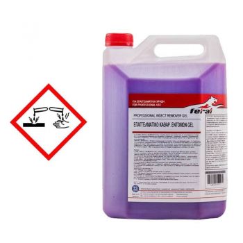 Καθαριστικό  Καλοκαιρινό Παρμπρίζ Κατά Των Εντόμων Gel Feral 4LT