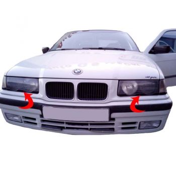 Φρυδάκια Μπροστινών Φαναριών (Κάτω) Για Bmw 3 E36 90-99 4 Τεμάχια