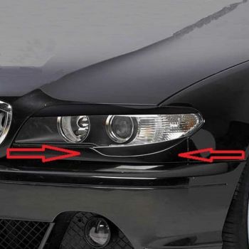 Φρυδάκια Μπροστινών Φαναριών Για Bmw 3 E46 Coupe Facelift 03-06 (κάτω φρυδάκι) 2 Τεμάχια