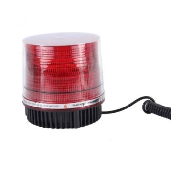 Φάρος Ασφαλείας Αυτοκινήτου Μαγνητικός Led 12V 9,5x11.5cm Κόκκινος