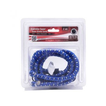 Χταπόδια Πρόσδεσης Ελαστικά Super Με Μεταλλικό Γάντζο 10mm x 1 Μέτρο 2 Τεμάχια 17385