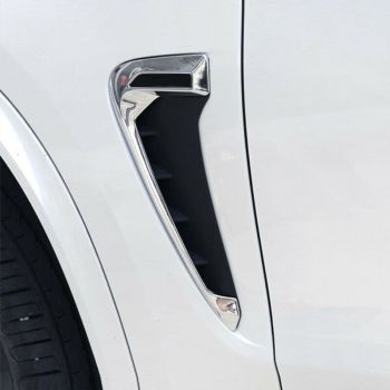 Αεραγωγοί Φτερών Για Bmw X5 F15 13-18 M-Look Χρώμιο / Μαύρο 2 pcs