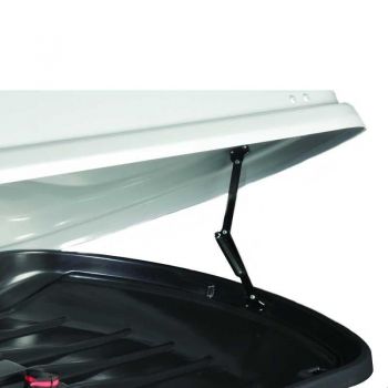 Μπαγκαζιέρα Οροφής Cube 370L Silver Με Μονό Άνοιγμα