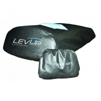 Μπαγκαζιέρα Οροφής Cube 370L Silver Με Μονό Άνοιγμα