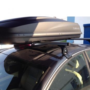 Μπαγκαζιέρα Οροφής Cube 470L Μαύρη Με Μονό Άνοιγμα