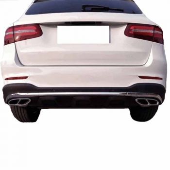 Καπάκια Χρωμίου Για Μπούκες Εξάτμισης Amg Look Για Mercedes-Benz W212 FL W166 C292 W117 W205 X253 W253 2 Τεμάχια