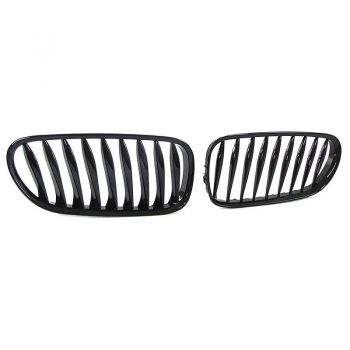 Καρδιές Μάσκας Για Bmw Z4 E85 / E86 02-08 Μαύρο Γυαλιστερό 2 Τεμάχια