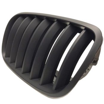 Καρδιές Μάσκας Για Bmw X5 E70 07-13 / X6 E71 08-14 Μαύρο Ματ 2 Τεμάχια