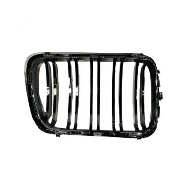 Καρδιές Μάσκας Για Bmw 3 E36 96-99 M4 Look Με Διπλή Γρίλια Μαύρο Γυαλιστερό 2 Τεμάχια