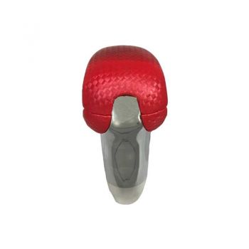 Πόμολο Λεβιέ Ταχυτήτων Universal Κόκκινο/Νίκελ Με Τρύπα Για Κανονική Όπισθεν 37020