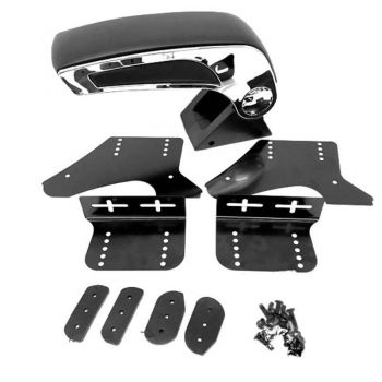 Κεντρική Κονσόλα / Τεμπέλης / Υποβραχιόνιο Αυτοκινήτου Μαύρο Με Ίνοξ Universal 22207