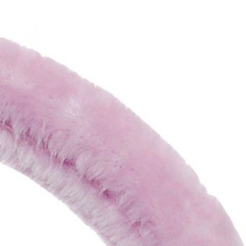 Κάλυμμα Tιμονιού Χνουδωτό ''Pinky'' Ροζ Medium 37-39CM 2505059