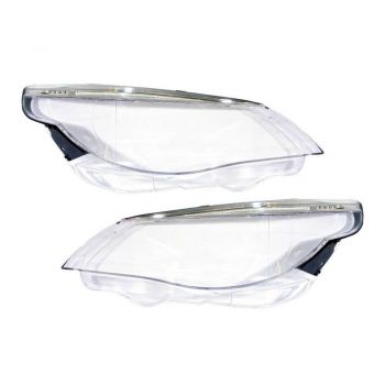 Κρύσταλλα Φαναριών Για Bmw 5 Series E60 Pre-Facelift Sedan / Touring 03-07 Ζευγάρι 2 Τεμάχια