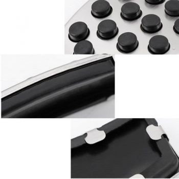 Πεντάλ Αλουμινίου Κουμπωτά Για Opel Astra J 10-15 / Insignia 08-16 / Mokka 12-16 Αυτόματο 2 Τεμάχια KPOPA02