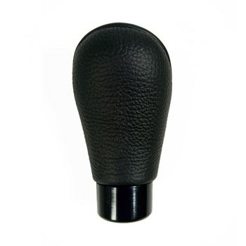 Πόμολο Λεβιέ Ταχυτήτων Universal Δερμάτινο Με Λάστιχο Μαύρο Οβαλ Για Κανονική Όπισθεν 37113