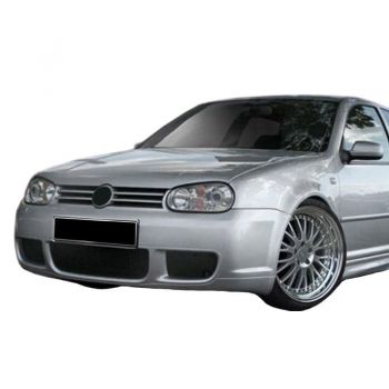 Μπροστινός Προφυλακτήρας Για VW Golf IV (4) 98-03 R32 Look Από Abs Πλαστικό Με Σίτες Αλουμινίου Made in Taiwan