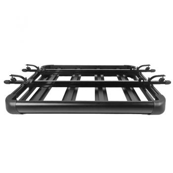 Σχάρα Οροφής Αυτοκινήτου Αλουμινίου Aero Μαύρη 127x96cm 28827