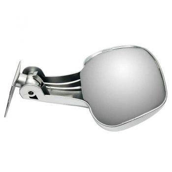 Καθρέπτης Εξωτερικός Με Βάση Για Πίσω Παρμπρίζ Ασημί Χρώμα SL-5022