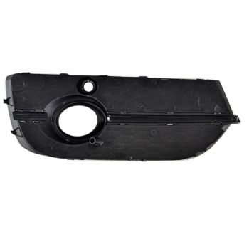 Δίχτυ Προφυλακτήρα Εμπρός Πλαινό Για Audi Q3 8U 11-15 RSQ3 Look Γυαλιστερό Μαύρο / Χρώμιο Με Pdc Αριστερό & Δεξί 2 Τεμάχια