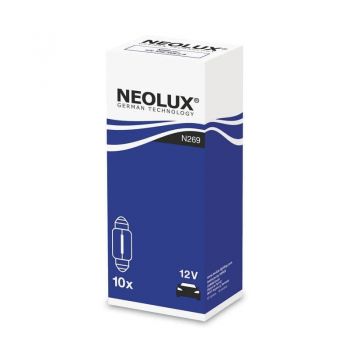 Λάμπα Σωληνωτή 31mm C10W SV8.5-8 12V 10W Neolux By Osram N269 1 Τεμάχιο