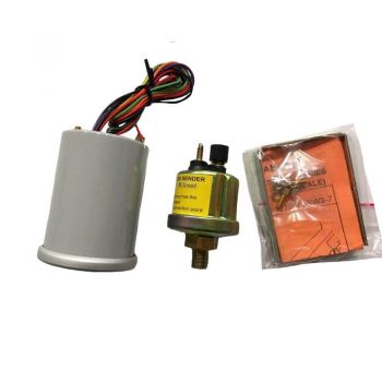 Όργανο Πίεσης Λαδιού Auto Gauge Λευκό 52mm Με 7 Χρώματα