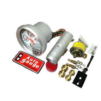 Όργανο 4 Σε 1 Στροφόμετρο / Πίεση Λαδιού / Θερμοκρασία Νερού / Θερμοκρασία Λαδιού Auto Gauge 5" 126mm Με Shift Light Και Οθόνη Με 7 Χρώματα