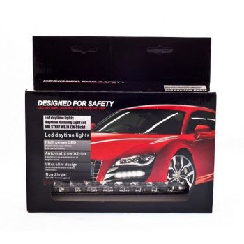 DRL Set Φώτα Ημέρας Universal 24 Led 20 x 30 x 40mm 2 Τεμάχια