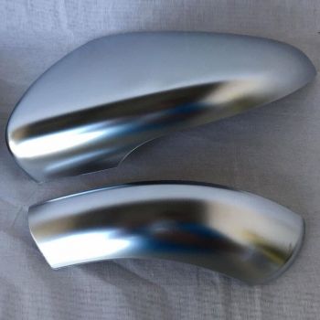 Καπάκια Καθρεφτών Για VW Golf VI (6) 08-12, Touran 10-15 Brushed Aluminium Πάνω-Κάτω Σετ 4 Τεμάχια