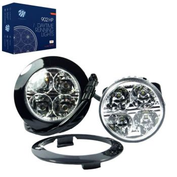 DRL Set Φώτα Ημέρας Universal Στρόγγυλα DRL902HP M-Tech Osram Technology 70mm-90mm 2 Τεμάχια