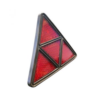 Αντανακλαστικό Τρίγωνο Βιδωτό Με 4 Εσωτερικά Τρίγωνα 155mm x 175mm Proplast Κόκκινο 26107104 1 Τεμάχιο