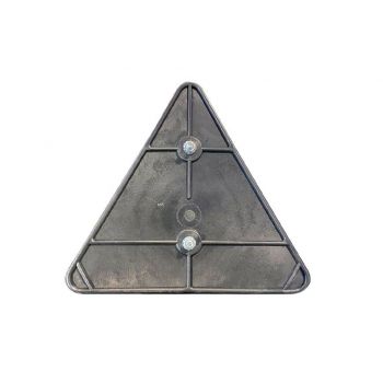 Αντανακλαστικό Τρίγωνο Βιδωτό Με 4 Εσωτερικά Τρίγωνα 155mm x 175mm Proplast Κόκκινο 26107104 1 Τεμάχιο