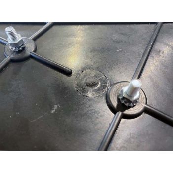 Αντανακλαστικό Τρίγωνο Βιδωτό Με 4 Εσωτερικά Τρίγωνα 155mm x 175mm Proplast Κόκκινο 26107104 1 Τεμάχιο