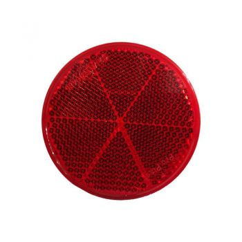 Αντανακλαστικό Αυτοκόλλητο Στρόγγυλο 60mm Proplast Κόκκινο 26101102 1 Τεμάχιο