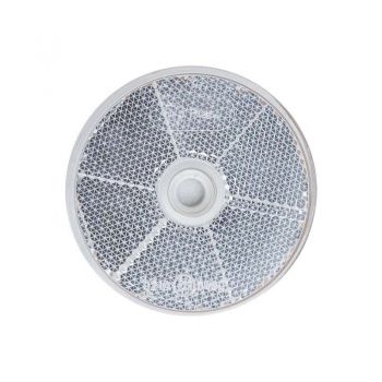 Αντανακλαστικό Αυτοκόλλητο & Βιδωτό Στρόγγυλο 60mm Proplast Λευκό 26108103 1 Τεμάχιο