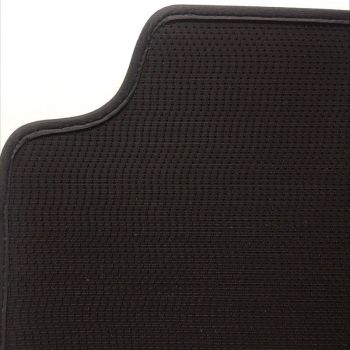 Πατάκια Αυτοκινήτου Μοκέτα Για Smart W451 07-14  Με Μονό Κέντημα Black  Τεμάχια