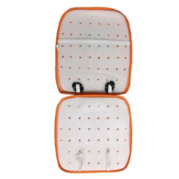 Πλατοκάθισμα Ψάθα Για Κάθισμα Αυτοκινήτου Μπομπ Σφουγγαράκης Tετραγωνοπαντελονής Πορτοκαλί 1 Τεμάχιο